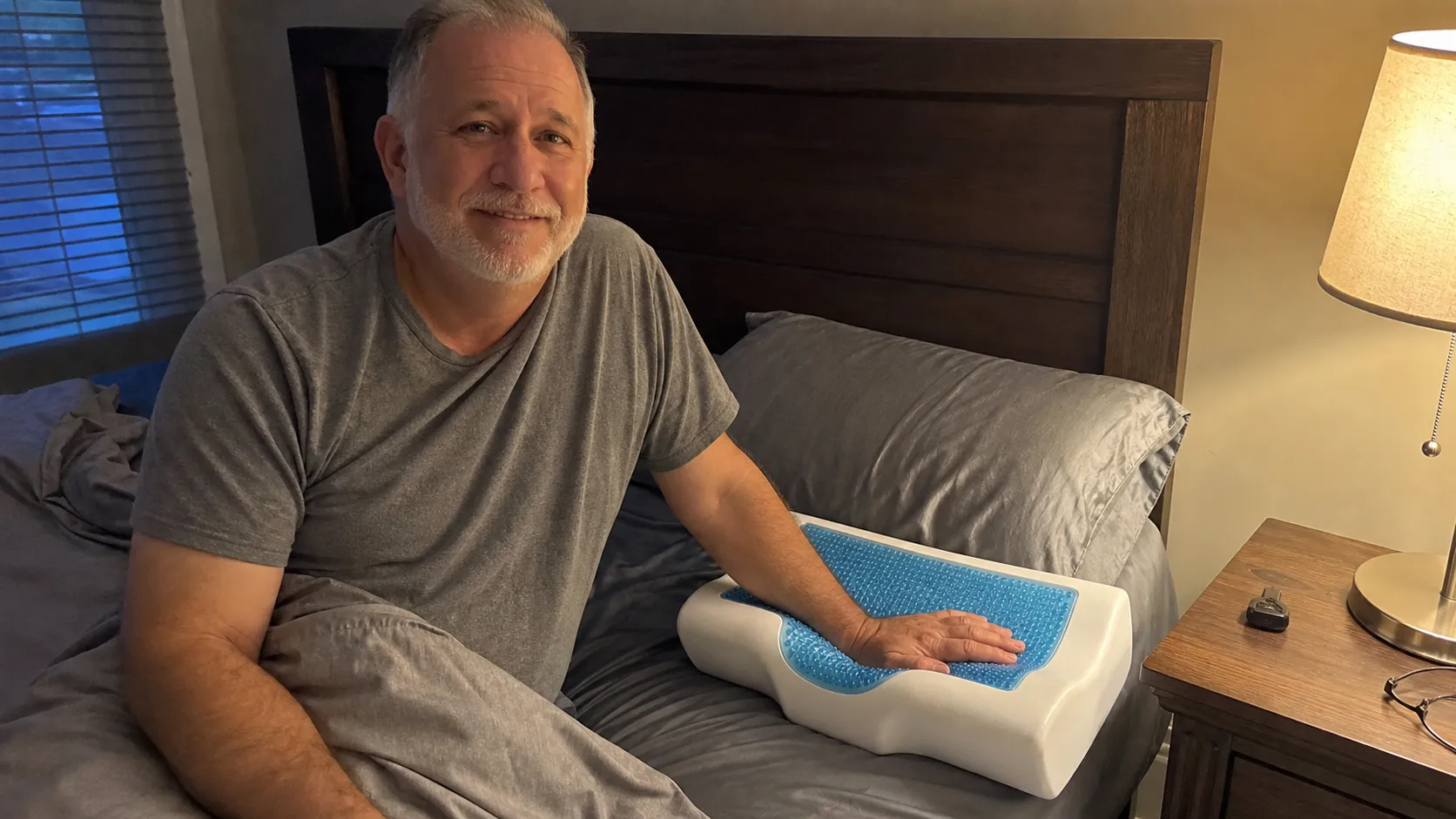 Robert beside his CoolPillow